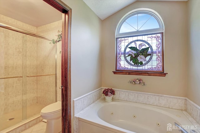 97 Fairway Blvd, Monroe, NJ 08831 - full bath with a whirlpool tub, a shower stall, and tile patterned flooring