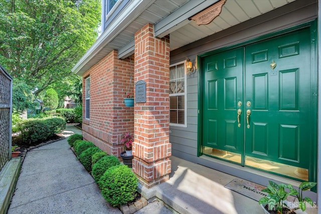 97 Fairway Blvd, Monroe, NJ 08831 - property entrance with brick siding and a porch