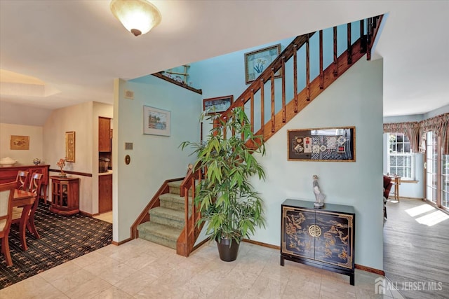 97 Fairway Blvd, Monroe, NJ 08831 - stairway featuring baseboards