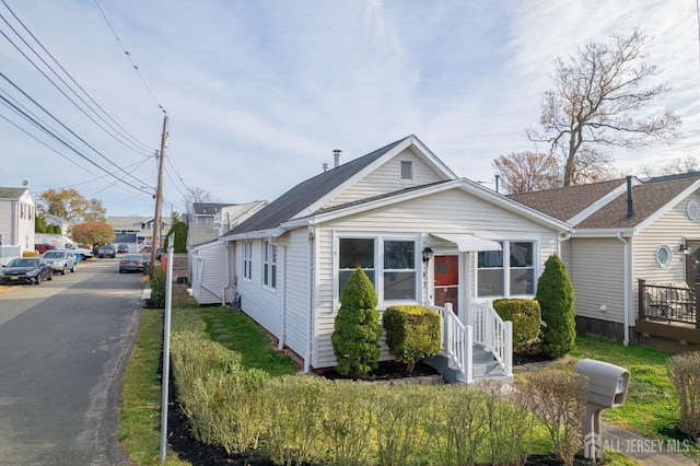 view of bungalow