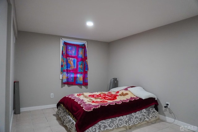 66 Willow Ave, Iselin, NJ 08830 - tiled bedroom with baseboards and recessed lighting