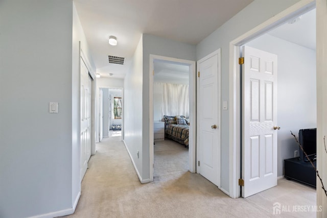53 Rath Ln, East Brunswick, NJ 08816 - hall featuring light colored carpet and baseboards
