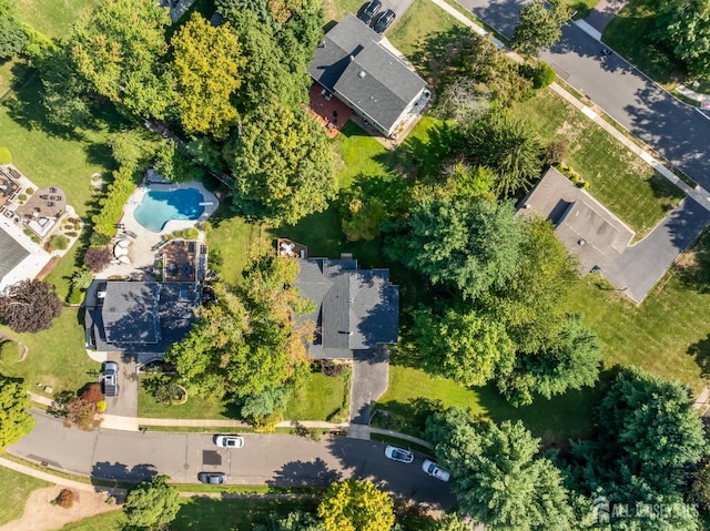53 Rath Ln, East Brunswick, NJ 08816 - aerial view of property and surrounding area featuring a pool area