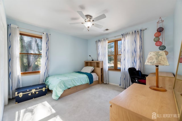 53 Rath Ln, East Brunswick, NJ 08816 - carpeted bedroom with a ceiling fan
