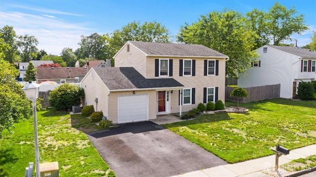 3 Mendon Ct, Howell, NJ 07731 - view of front of property with an attached garage, asphalt driveway, and a residential view