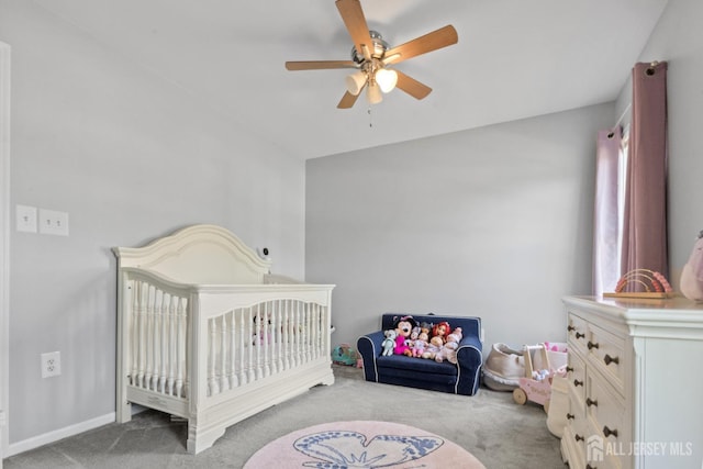3 Mendon Ct, Howell, NJ 07731 - carpeted bedroom with ceiling fan and a nursery area