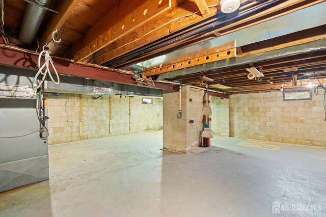 18 Back Bone Hill Rd, Millstone, NJ 08510 - unfinished below grade area with heating unit