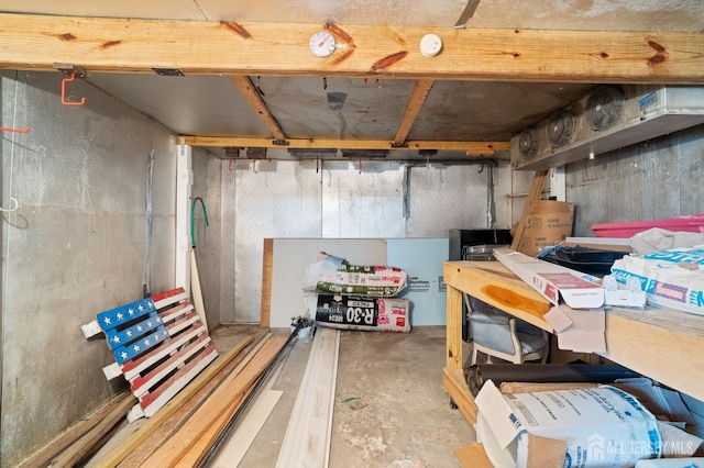 18 Back Bone Hill Rd, Millstone, NJ 08510 - view of unfinished basement