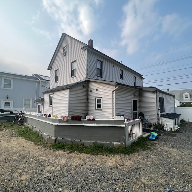 view of rear view of house