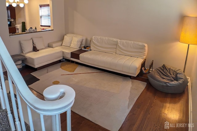 202 Jackson Ave, Edison, NJ 08837 - living area featuring wood finished floors