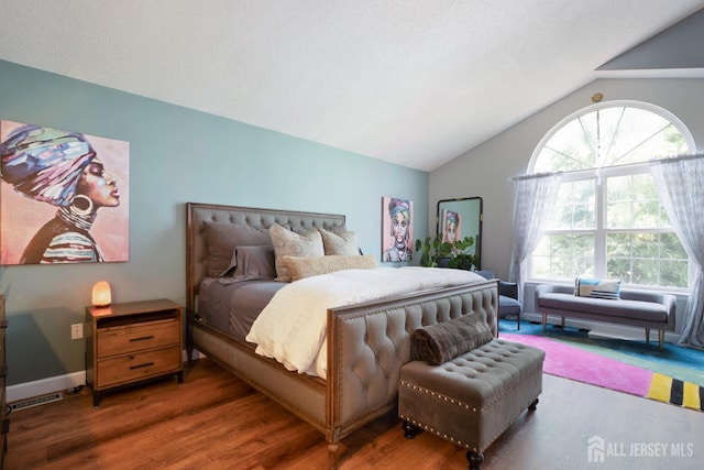22 Fairway Blvd, Monroe, NJ 08831 - bedroom featuring lofted ceiling and wood finished floors
