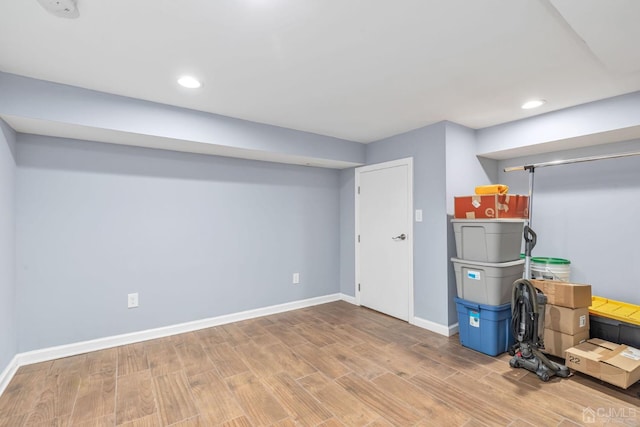261 New Market Rd, Dunellen, NJ 08812 - finished basement featuring wood finished floors and recessed lighting