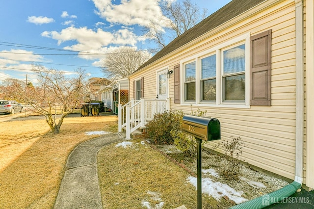 view of property exterior