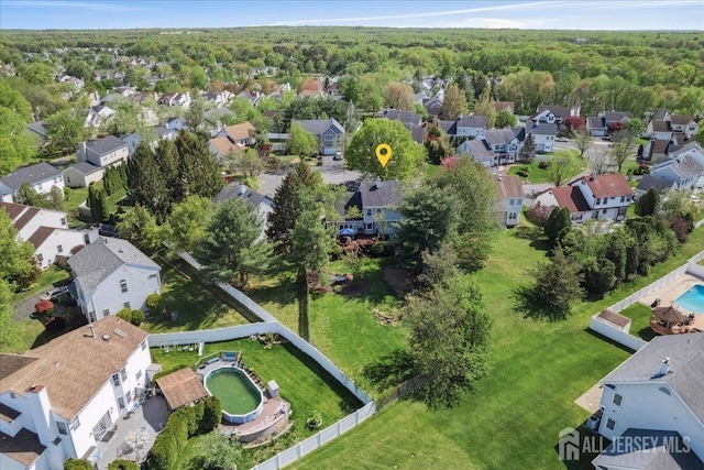 11 Cardinal Ct, Old Bridge, NJ 08857 - aerial view of property and surrounding area with nearby suburban area and a forest