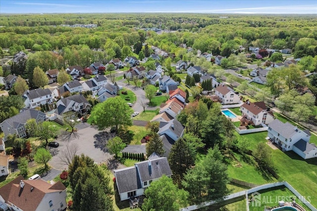 11 Cardinal Ct, Old Bridge, NJ 08857 - aerial perspective of suburban area with a forest