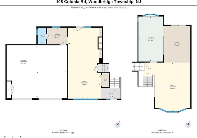 108 Colonia Rd, Colonia, NJ 07067 - floor plan