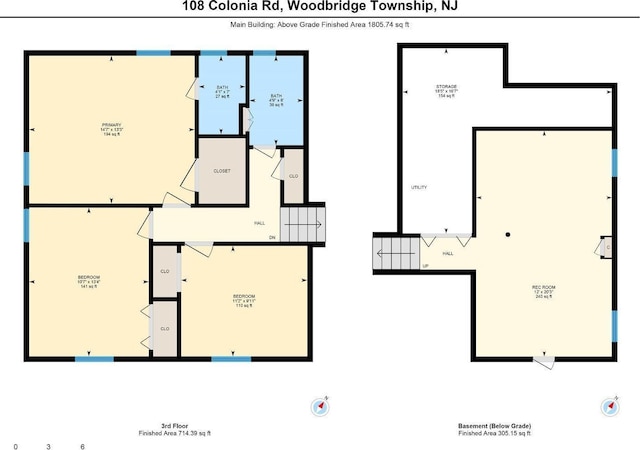 108 Colonia Rd, Colonia, NJ 07067 - plan