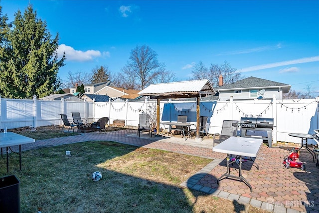803 W Inman Ave W, Rahway, NJ 07065 - view of yard featuring a patio and a fenced backyard