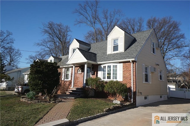 25 Clover Ave, Colonia, NJ 07067 - cape cod house with brick siding and roof with shingles