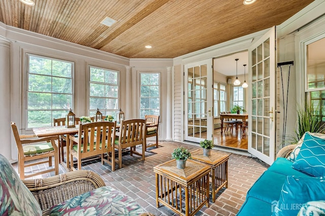 44 Rector St, Metuchen, NJ 08840 - sunroom with french doors