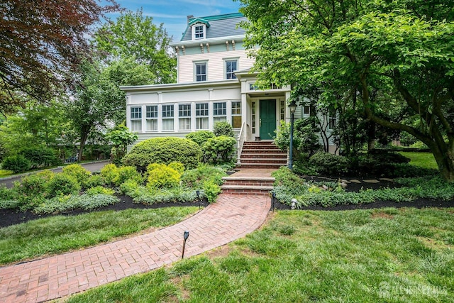 44 Rector St, Metuchen, NJ 08840 - victorian home with mansard roof