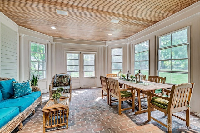 44 Rector St, Metuchen, NJ 08840 - sunroom featuring french doors
