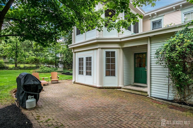 44 Rector St, Metuchen, NJ 08840 - view of patio / terrace with grilling area