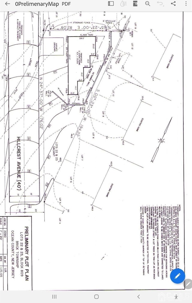 0 Hillcrest Ave, Brick NJ, 08724 land for sale