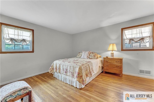 323 Green St, Woodbridge Proper, NJ 07095 - bedroom featuring multiple windows and light wood finished floors