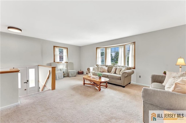 323 Green St, Woodbridge Proper, NJ 07095 - living room featuring carpet flooring