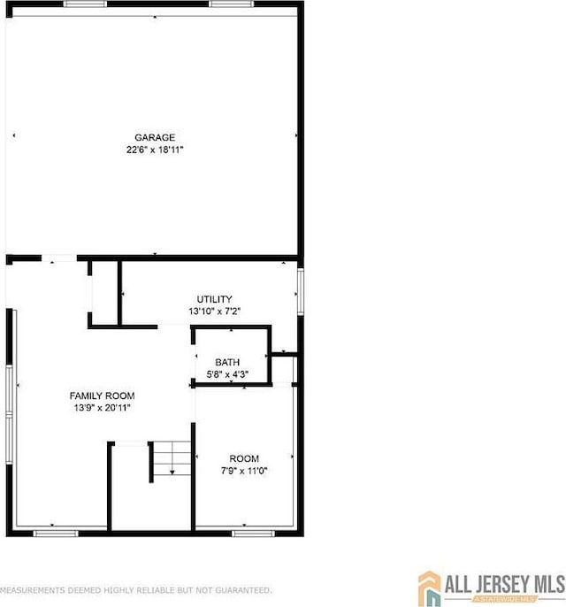 323 Green St, Woodbridge Proper, NJ 07095 - view of floor plan / room layout