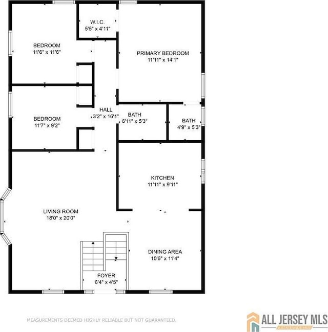 323 Green St, Woodbridge Proper, NJ 07095 - view of room layout