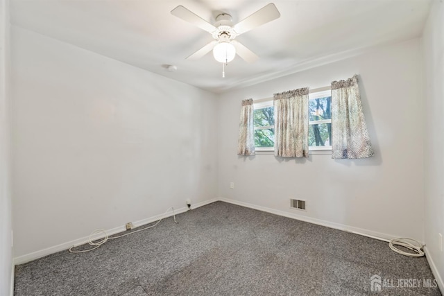 41 Winton Rd, East Brunswick, NJ 08816 - carpeted empty room featuring baseboards, ceiling fan, and a smoke detector