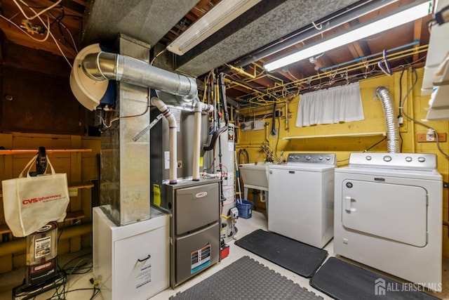 41 Winton Rd, East Brunswick, NJ 08816 - unfinished below grade area with separate washer and dryer