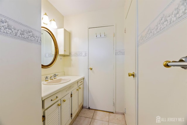 41 Winton Rd, East Brunswick, NJ 08816 - bathroom featuring vanity and tile patterned floors