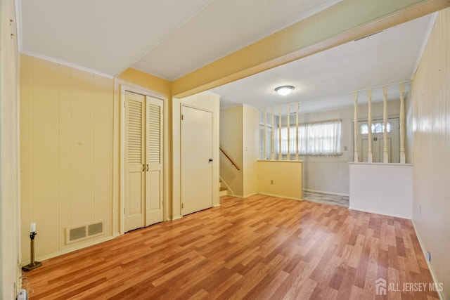 41 Winton Rd, East Brunswick, NJ 08816 - spare room featuring wood finished floors and stairway