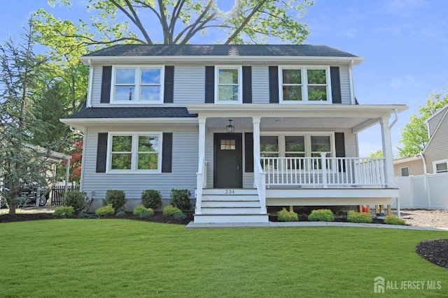 view of front of house featuring a porch