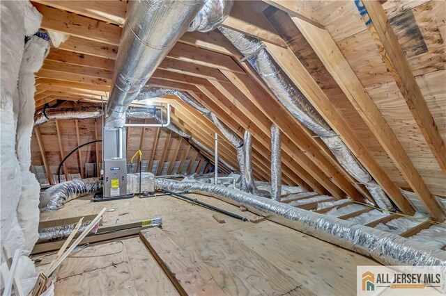 view of attic