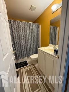 284 Brookfield Dr, Jackson, NJ 08527 - full bathroom featuring vanity and a shower with curtain
