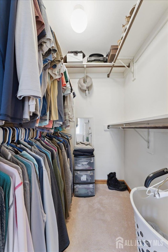 675 Raritan Rd, Clark, NJ 07066 - walk in closet featuring carpet