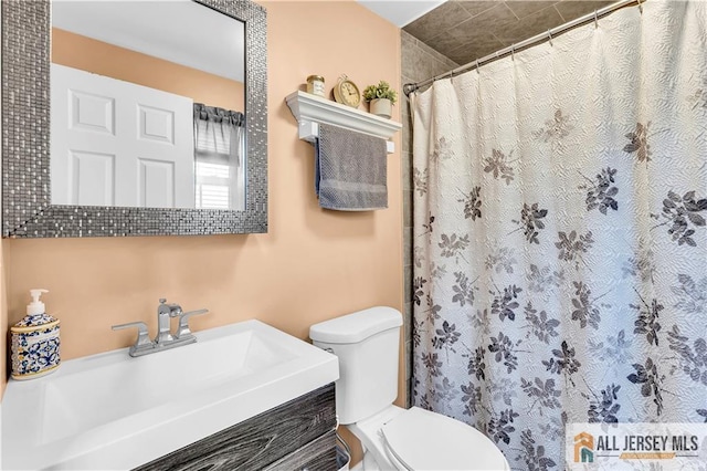 11 Donna St, East Brunswick, NJ 08816 - bathroom with vanity and a shower with curtain