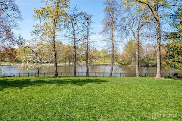 28 Evans Dr, Cranbury, NJ 08512 - view of yard featuring a water view