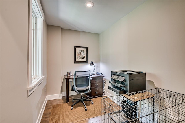 28 Evans Dr, Cranbury, NJ 08512 - office with wood finished floors and baseboards