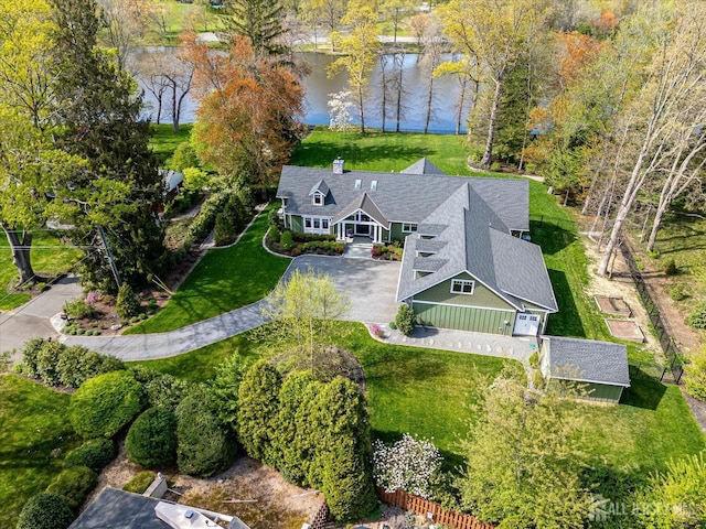 28 Evans Dr, Cranbury, NJ 08512 - view from above of property featuring a nearby body of water
