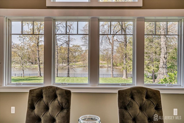 28 Evans Dr, Cranbury, NJ 08512 - detailed view of a water view and view of scattered trees