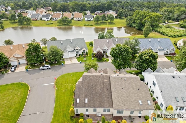 24 Birmingham Ln, Monroe, NJ 08831 - aerial view of residential area featuring a large body of water