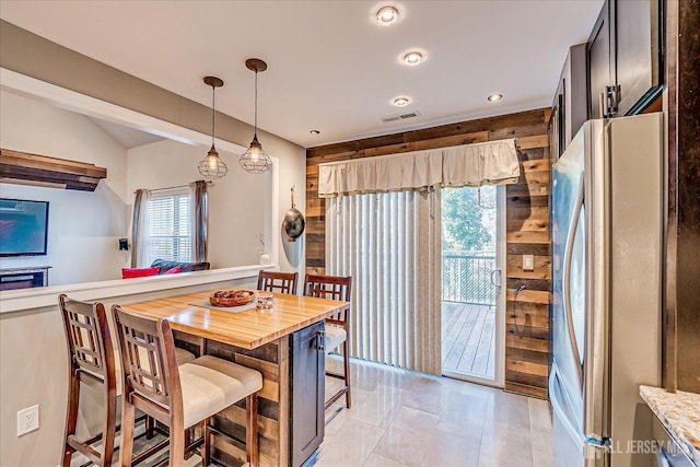 55 Renaissance Ln, New Brunswick, NJ 08901 - dining room featuring recessed lighting and light tile patterned flooring