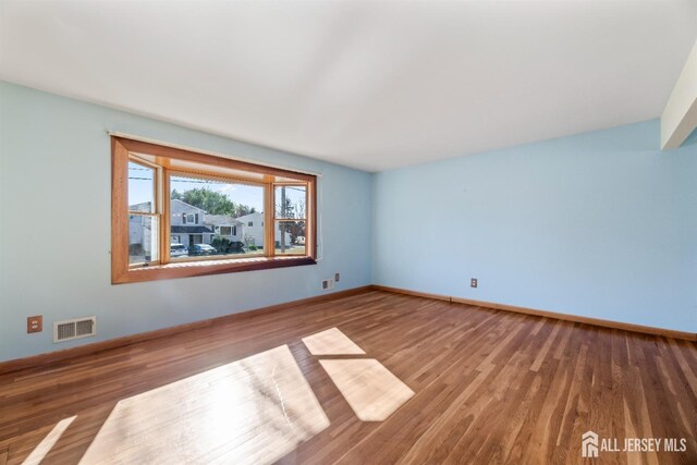 interior space featuring wood-type flooring