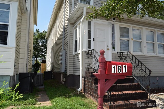 exterior space with central AC unit