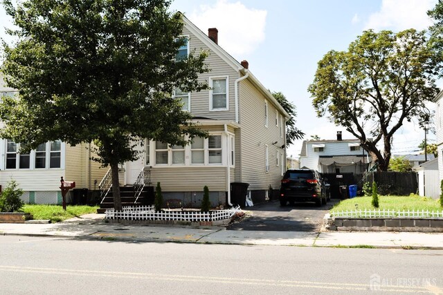 view of front of home